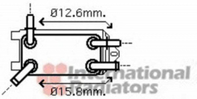 VAN WEZEL 59003135 -  масляный радиатор, двигательное масло